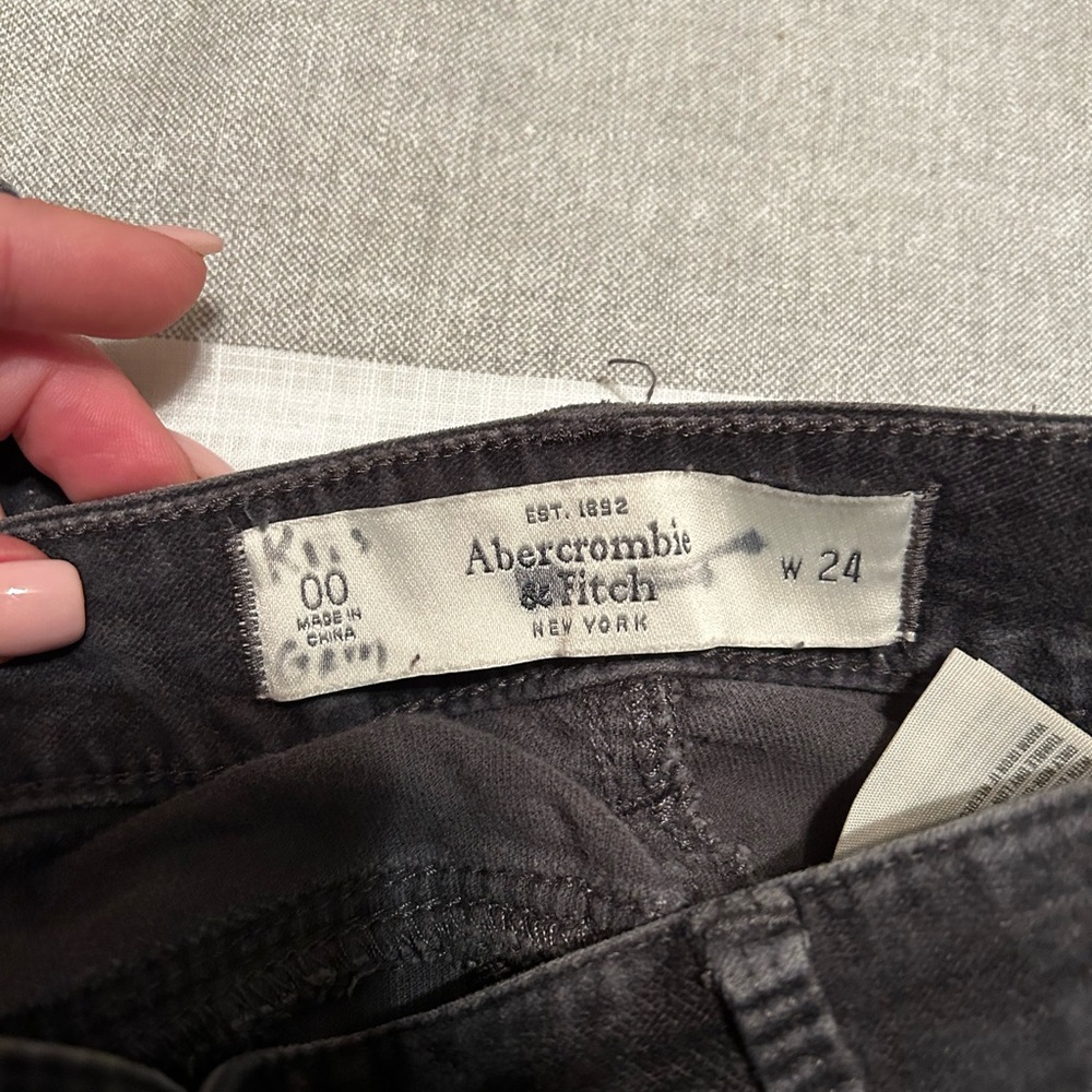 Abercrombie & Fitch Charcoal Denim